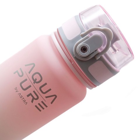 Bidon AQUA PURE by pink/grey 400ml Astra (511023001)