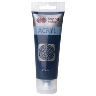 Farba akrylowa błękit pruski kolor: błękit paryski 75ml Happy Color (HA 7370 0075-35)