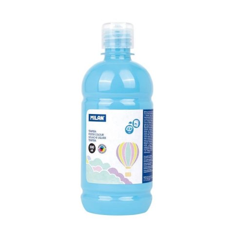 Farba tempera pastelowa kolor: niebieski 500ml 1 kolor. Milan (03652P)
