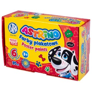 Farby plakatowe ASTRINO kolor: miedziany 20ml 6 kolor. Astra (301221001)