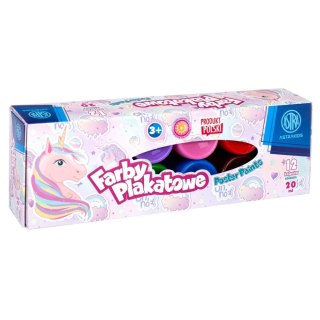 Farby plakatowe jednorożec kolor: mix 20ml 12 kolor. Astra (301221008)