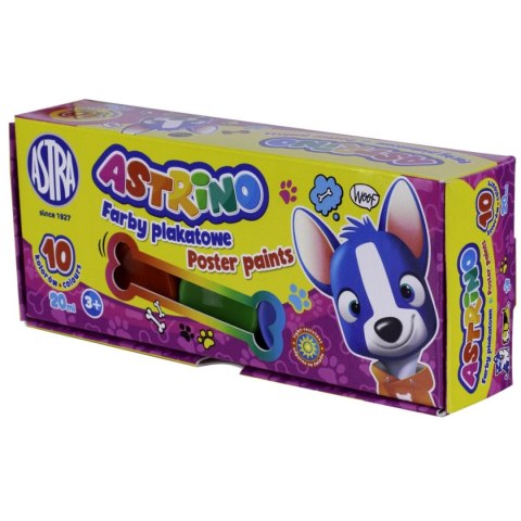 Farby plakatowe kolor: mix 20ml 10 kolor. Astra (303221002)