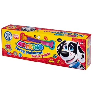 Farby plakatowe kolor: mix 20ml 12 kolor. Astrino (301221004)