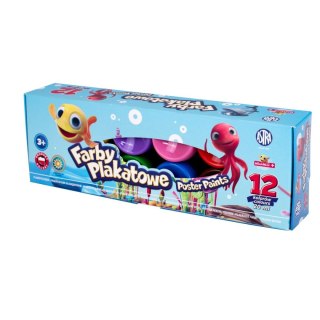 Farby plakatowe mimi Mini kolor: mix 20ml 12 kolor. Astra (301221010)