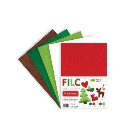 Filc BN 5 ark. [mm:] 200x300 Staedtler (HA 7120 2030-XMAS)