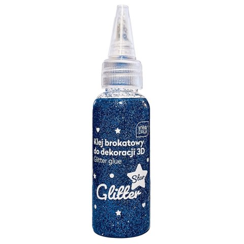 Klej artystyczny STAR brokatowy 3D 5902277337108 50ml Interdruk (50ml)