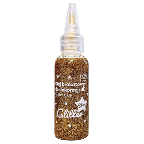Klej artystyczny STAR brokatowy 3D 5902277337108 50ml Interdruk (50ml)