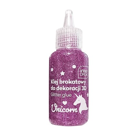 Klej artystyczny UNICORN brokatowy 3D 5902277337085 20ml Interdruk (20ml)
