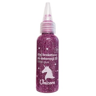 Klej artystyczny UNICORN brokatowy 3D 5902277337092 50ml Interdruk (50ml)