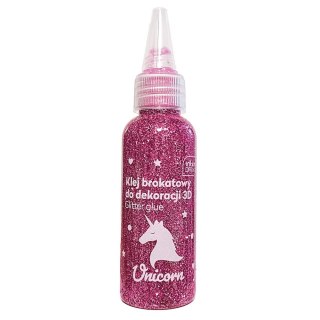 Klej artystyczny UNICORN brokatowy 3D 5902277337092 50ml Interdruk (50ml)
