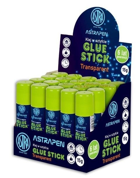 Klej w sztyfcie Transparent 15g Astra (401120005)