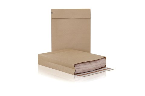 Koperta e-Green rozszerzana L brązowa [mm:] 400x500 Bong (69116) 100 sztuk