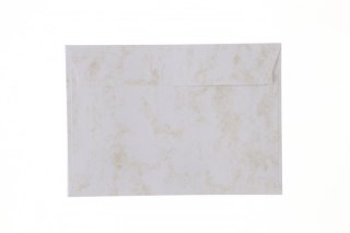 Koperta marmur złoty C5 biała diamentowa Galeria Papieru (280693) 10 sztuk