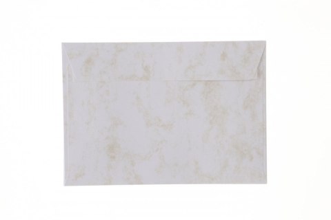 Koperta marmur złoty C5 biała diamentowa Galeria Papieru (280693) 10 sztuk