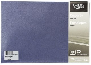 Koperta pearl granatowy k C5 granatowa Galeria Papieru (280655) 10 sztuk