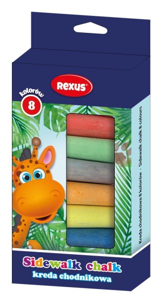 Kreda chodnikowa mix Rexus 8 sztuk