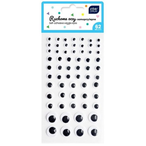 Oczka ruchome samoprzylepne 5902277356895 62 szt Interdruk (62 szt)
