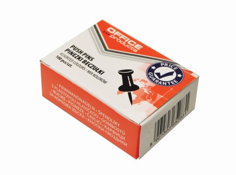 Pinezki beczułki kolor: mix 100 szt Office Products (18194019-99)