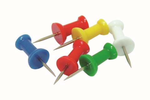 Pinezki beczułki kolor: mix 100 szt Office Products (18194019-99)