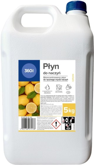Płyn do naczyń premium Cytryna 5000ml 360 Pro