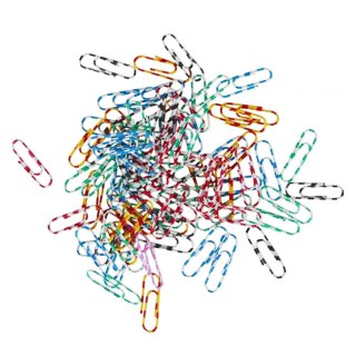 Spinacze okrągły Office zebra 28mm 80 szt Starpak (540316)