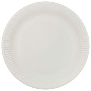 Talerz jednorazowy okrągły papier śr. 230mm 10 szt Arpex (DE0162)