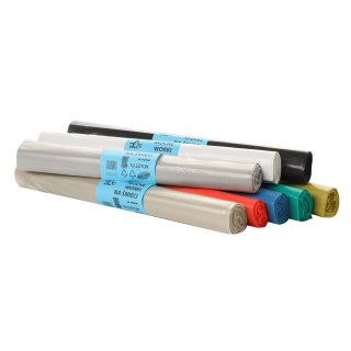 Worki na śmieci zielony kolor: zielony 160L 10 szt A3 Aglo