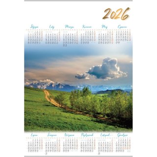Kalendarz ścienny JESIEŃ plakatowy 607mm x 880mm Lucrum (PL03)