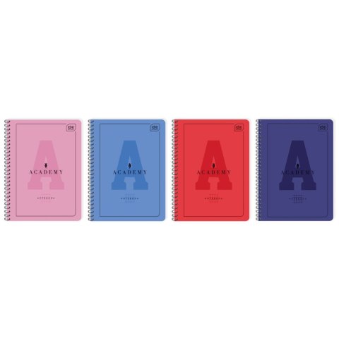 Kołozeszyt (kołonotatnik) Academy Hybrid A6 80k. krata Interdruk