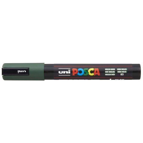 Marker specjalistyczny Posca wkład zielony ciemny 1,8-2,5mm okrągła końcówka Uni (PC-5M)