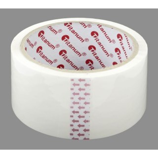 Taśma pakowa 48x50 [mm x m] biała Titanum