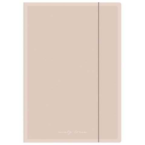 Teczka kartonowa na gumkę NUDE A4+ mix 400g Interdruk