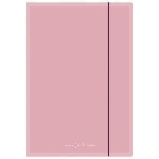 Teczka kartonowa na gumkę NUDE A4+ mix 400g Interdruk