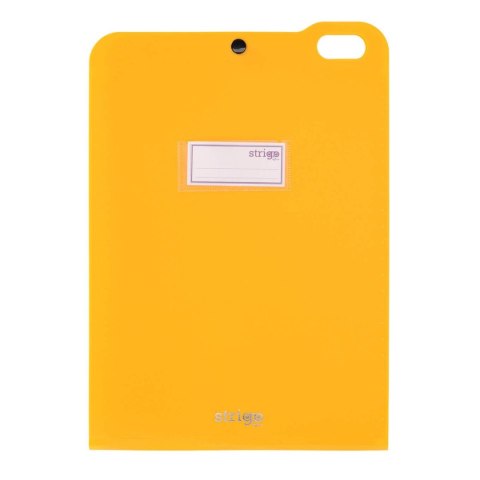 Teczka konferencyjna pomarańczowy neon pp 5 przekładek 5905658812225 A4 pomarańczowy polipropylen PP Strigo (SF070)
