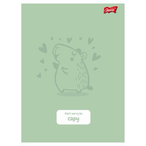 Zeszyt Capybara A5 32k. 70g linia kolor Unipap