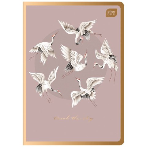 Zeszyt SATIN GOLD A5 96k. 70g krata Interdruk (ZE96#MSG)