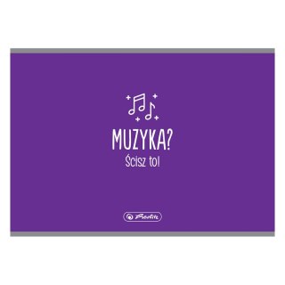 Zeszyt do nut 9583493 A5 16k. 70g pięciolinia Herlitz (400198008)