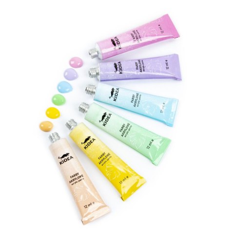 Farba akrylowa kolor: mix 12ml Kidea (FAAP12KA)