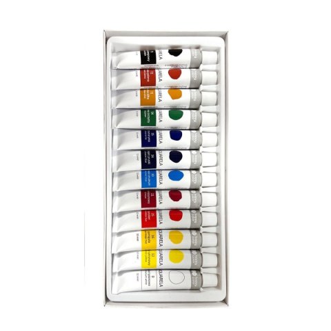 Farby akwarelowe 12ml 12 kolor. Happy Color (HA 7330 0012-S12)