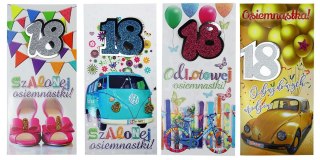 Kartka składana 18-stka DL Agamis (Dl premium)