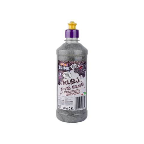 Klej artystyczny brokatowy srebrny 500ml Tuban (TU3432)