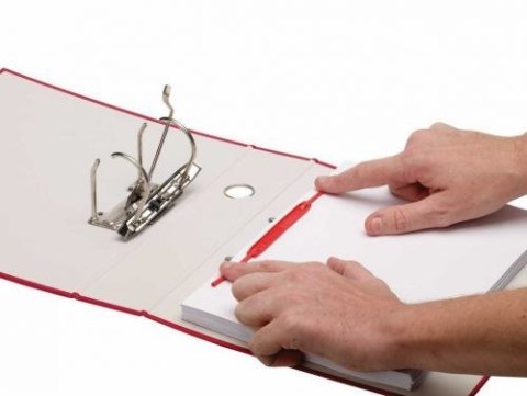 Klipsy do spinania dokumentów plastik 100 szt 85mm Fellowes (00895)