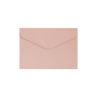 Koperta gładki satynowany pudrowy C6 różowa Galeria Papieru (280235) 10 sztuk
