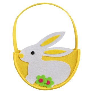 Koszyk świąteczny filc z nadrukiem Zajączek Arpex (WK7484)