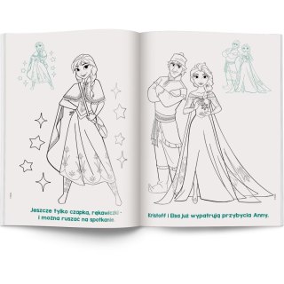 Książka dla dzieci Kraina lodu. Kolorowanka z Naklejkami Ameet