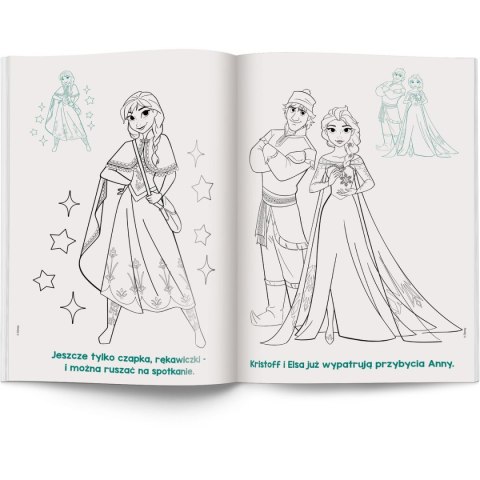 Książka dla dzieci Kraina lodu. Kolorowanka z Naklejkami Ameet