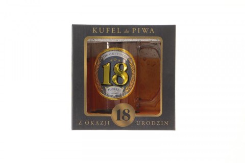 Kubek wielokrotnego użytku GOLD-18 urodziny 400ml Pan Dragon (5901854985527)