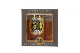 Kubek wielokrotnego użytku GOLD-50 urodziny 400ml Pan Dragon (5901854985558)