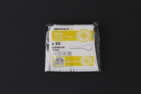 Łyżeczka wielokrotnego użytku plastikowa 50 szt (nd)