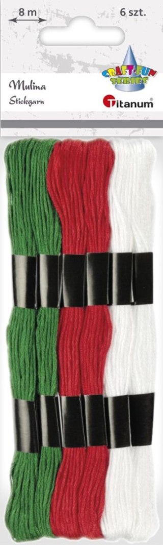 Mulina Craft-Fun Series XMAS 6 szt. 3 kol. Titanum